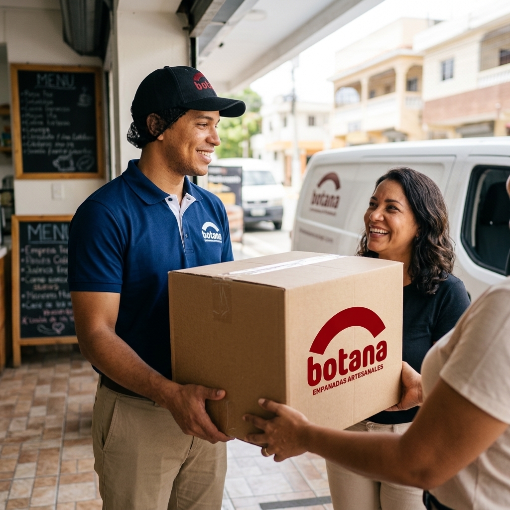 Entrega de empanadas al por mayor